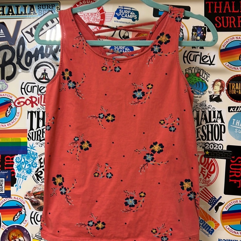 Roxy girl flowered tank